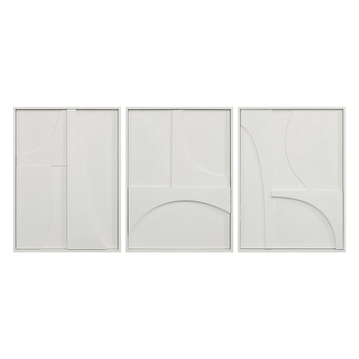 Renwil - W6756 - Wall Decor - Marsh - Painted Matte White