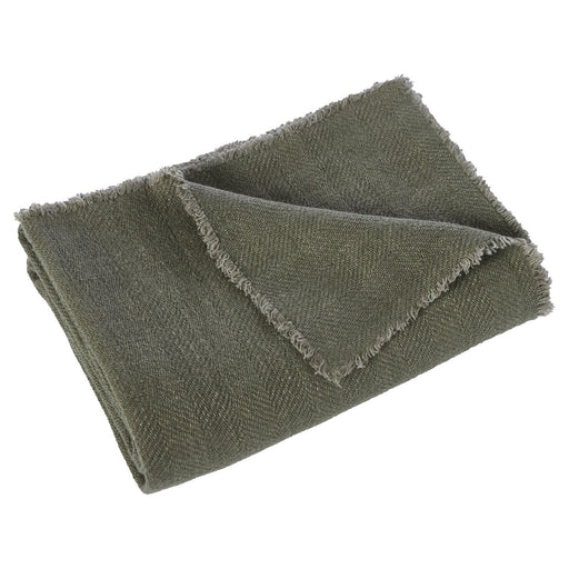 Renwil - THR1014 - Blanket - Vernier - Dark Green