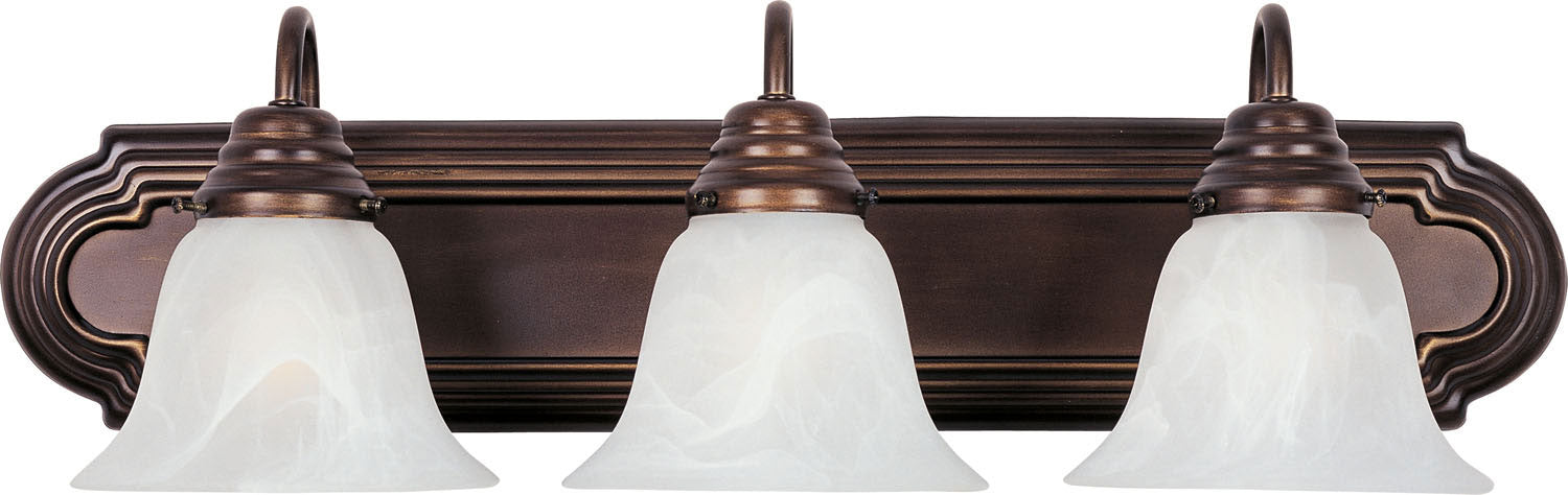 Maxim - 8013MROI - Three Light Bath Vanity - Essentials - 801x - Oil Rubbed Bronze