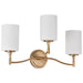 Nuvo Lighting - 60-8203 - Three Light Vanity - Liam - Burnished Brass