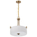 Nuvo Lighting - 60-8204 - Three Light Pendant - Liam - Burnished Brass