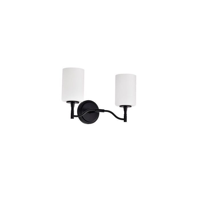 Nuvo Lighting - 60-8212 - Two Light Vanity - Liam - Matte Black