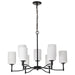 Nuvo Lighting - 60-8219 - Nine Light Chandelier - Liam - Matte Black