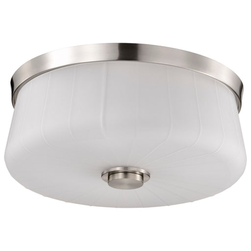 Nuvo Lighting - 60-8220 - Three Light Flush Mount - Lune - Brushed Nickel