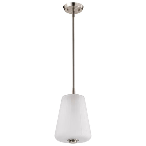 Nuvo Lighting - 60-8227 - One Light Pendant - Lune - Brushed Nickel