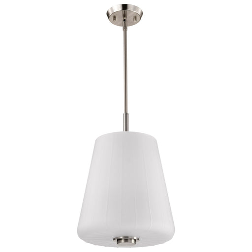 Nuvo Lighting - 60-8228 - Three Light Pendant - Lune - Brushed Nickel