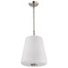 Nuvo Lighting - 60-8228 - Three Light Pendant - Lune - Brushed Nickel