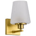 Nuvo Lighting - 60-8231 - One Light Vanity - Lune - Vintage Brass