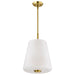 Nuvo Lighting - 60-8238 - Three Light Pendant - Lune - Vintage Brass