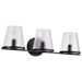 Nuvo Lighting - 60-8253 - Three Light Vanity - Valentine - Black