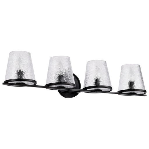 Nuvo Lighting - 60-8254 - Four Light Vanity - Valentine - Black