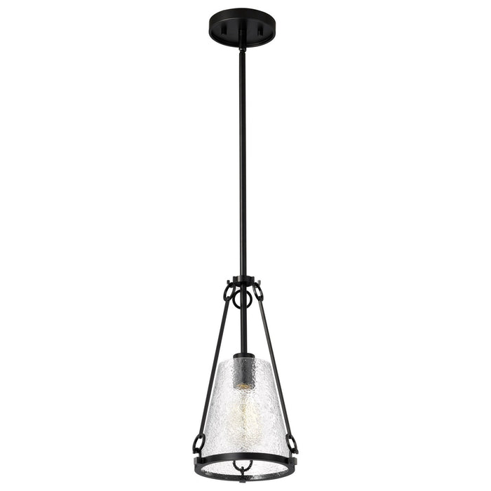 Nuvo Lighting - 60-8255 - One Light Pendant - Valentine - Black