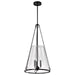 Nuvo Lighting - 60-8257 - Three Light Pendant - Valentine - Black