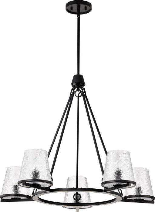 Nuvo Lighting - 60-8258 - Five Light Chandelier - Valentine - Black
