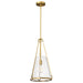 Nuvo Lighting - 60-8266 - One Light Pendant - Valentine - Vintage Brass