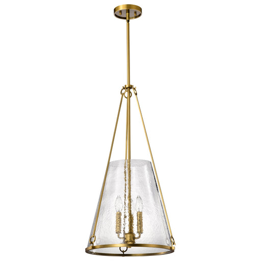Nuvo Lighting - 60-8267 - Three Light Pendant - Valentine - Vintage Brass