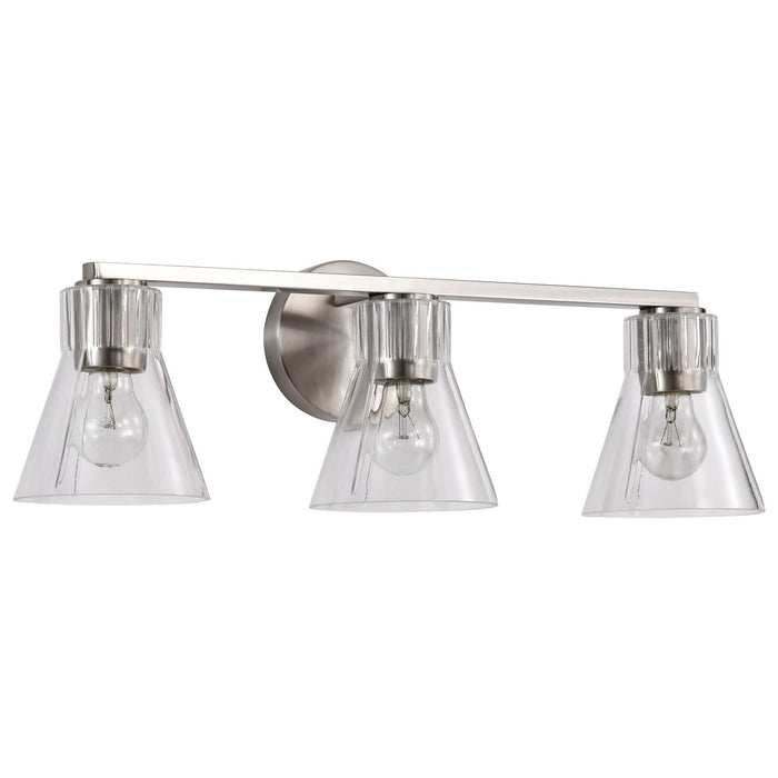 Nuvo Lighting - 60-8333 - Three Light Vanity - Gianna - Brushed Nickel