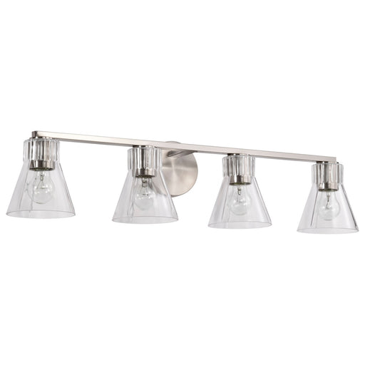 Nuvo Lighting - 60-8334 - Four Light Vanity - Gianna - Brushed Nickel