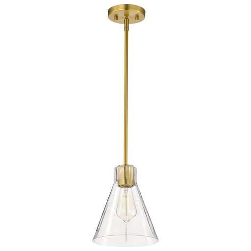 Nuvo Lighting - 60-8347 - One Light Mini Pendant - Gianna - Vintage Brass