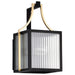 Nuvo Lighting - 60-8501 - One Light Outdoor Wall Lantern - Holden - Black / Gold