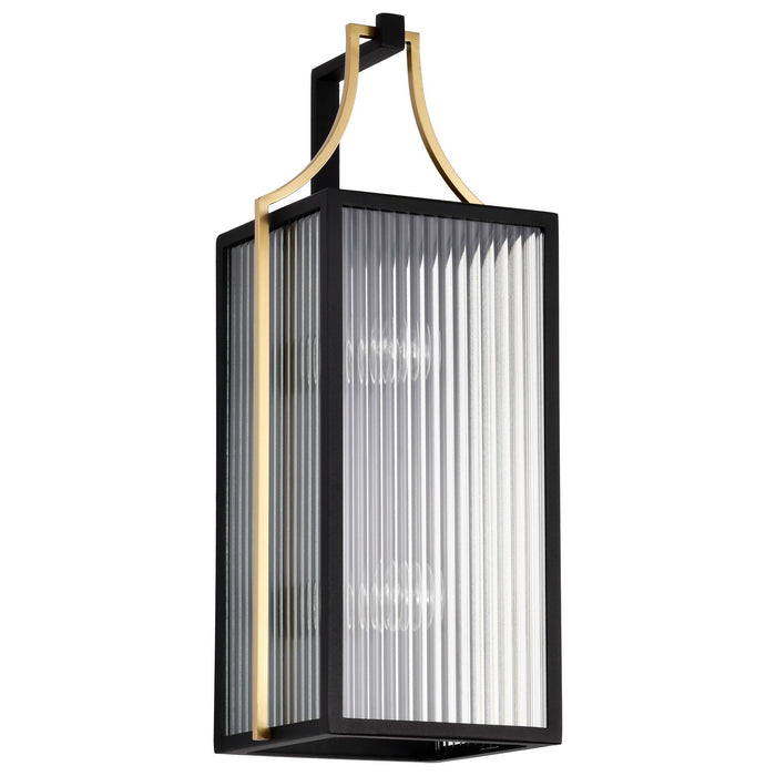 Nuvo Lighting - 60-8503 - Two Light Outdoor Wall Lantern - Holden - Black / Gold
