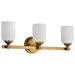 Nuvo Lighting - 60-8663 - Three Light Vanity - Solara - Natural Brass