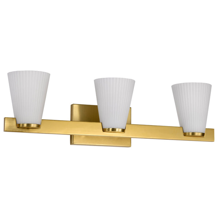 Nuvo Lighting - 60-8723 - Three Light Vanity - Royale - Burnished Brass