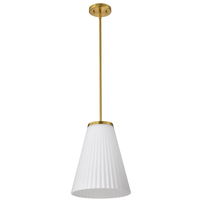 Nuvo Lighting - 60-8728 - One Light Pendant - Royale - Burnished Brass
