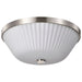 Nuvo Lighting - 60-8735 - Three Light Flush Mount - Royale - Brushed Nickel