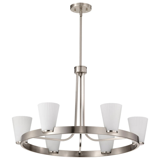 Nuvo Lighting - 60-8736 - Five Light Chandelier - Royale - Brushed Nickel
