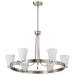 Nuvo Lighting - 60-8736 - Five Light Chandelier - Royale - Brushed Nickel