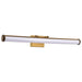Nuvo Lighting - 62-2377 - LED Vanity - Cora - Vintage Brass