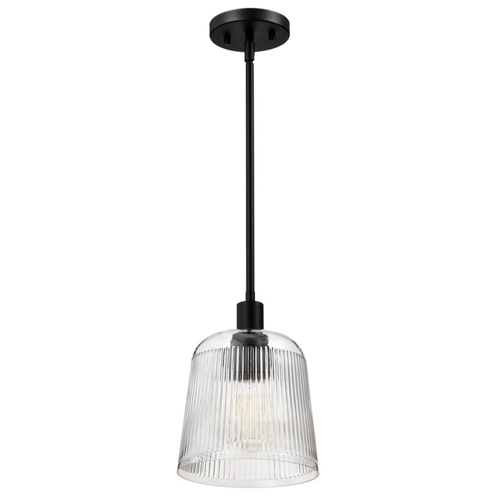 Nuvo Lighting - 60-8606 - One Light Pendant - Grayson - Matte Black