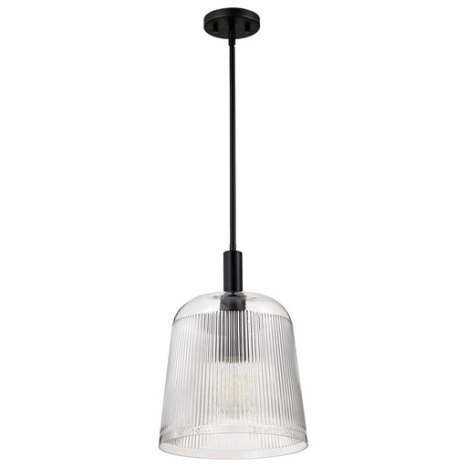 Nuvo Lighting - 60-8607 - One Light Pendant - Grayson - Matte Black