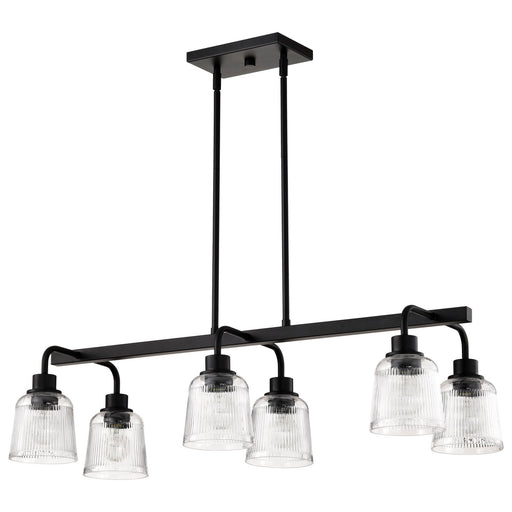 Nuvo Lighting - 60-8610 - Six Light Island Pendant - Grayson - Matte Black