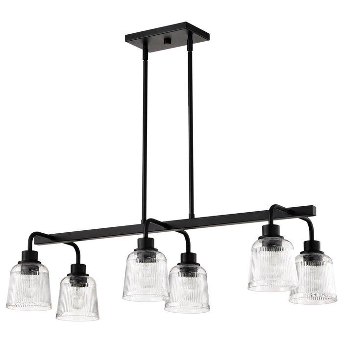 Nuvo Lighting - 60-8610 - Six Light Island Pendant - Grayson - Matte Black