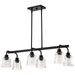 Nuvo Lighting - 60-8610 - Six Light Island Pendant - Grayson - Matte Black