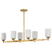 Nuvo Lighting - 60-8669 - Six Light Island Pendant - Solara - Natural Brass