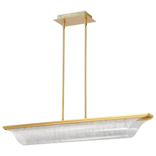 Nuvo Lighting - 62-2411 - LED Island Pendant - Idris - Vintage Brass