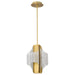 Nuvo Lighting - 62-2412 - LED Pendant - Idris - Vintage Brass