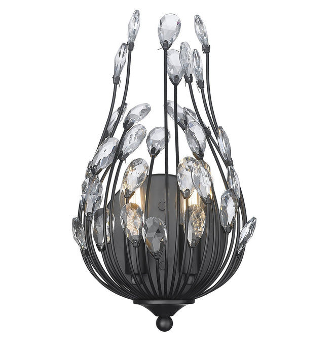 Z-Lite - 1957-2S-MB - Two Light Wall Sconce - Gabriella - Matte Black