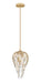 Z-Lite - 1957P9-MGLD - Three Light Pendant - Gabriella - Modern Gold