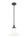 Z-Lite - 1958P12-MB - One Light Pendant - Fleur - Matte Black