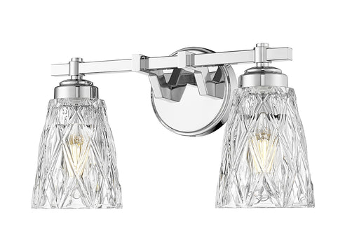 Z-Lite - 1960-2V-CH - Two Light Vanity - Andree - Chrome