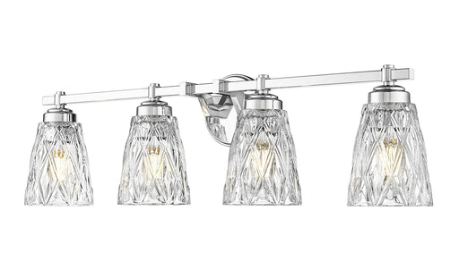 Z-Lite - 1960-4V-CH - Four Light Vanity - Andree - Chrome