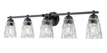 Z-Lite - 1960-5V-MB - Five Light Vanity - Andree - Matte Black