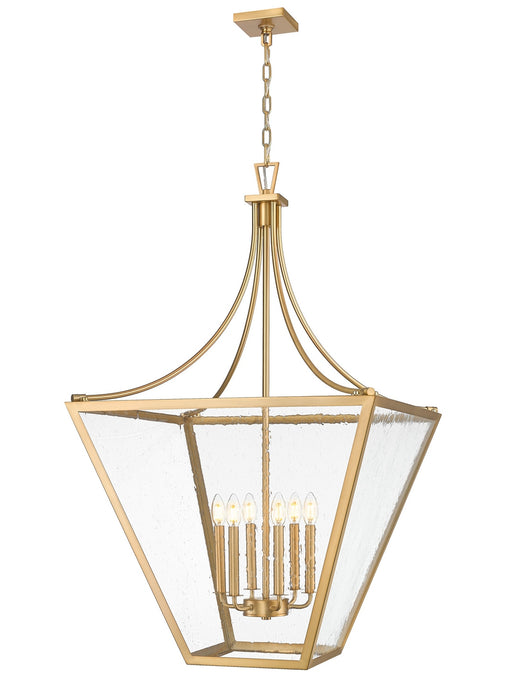 Z-Lite - 1961-6RB - Six Light Chandelier - Montalcino - Rubbed Brass