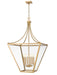 Z-Lite - 1961-6RB - Six Light Chandelier - Montalcino - Rubbed Brass