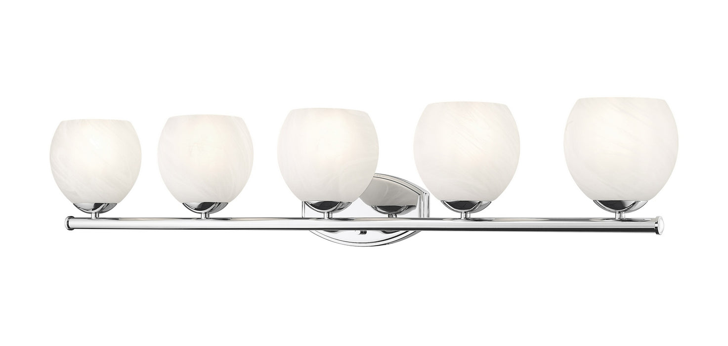 Z-Lite - 1963-5V-CH - Five Light Vanity - Colette - Chrome
