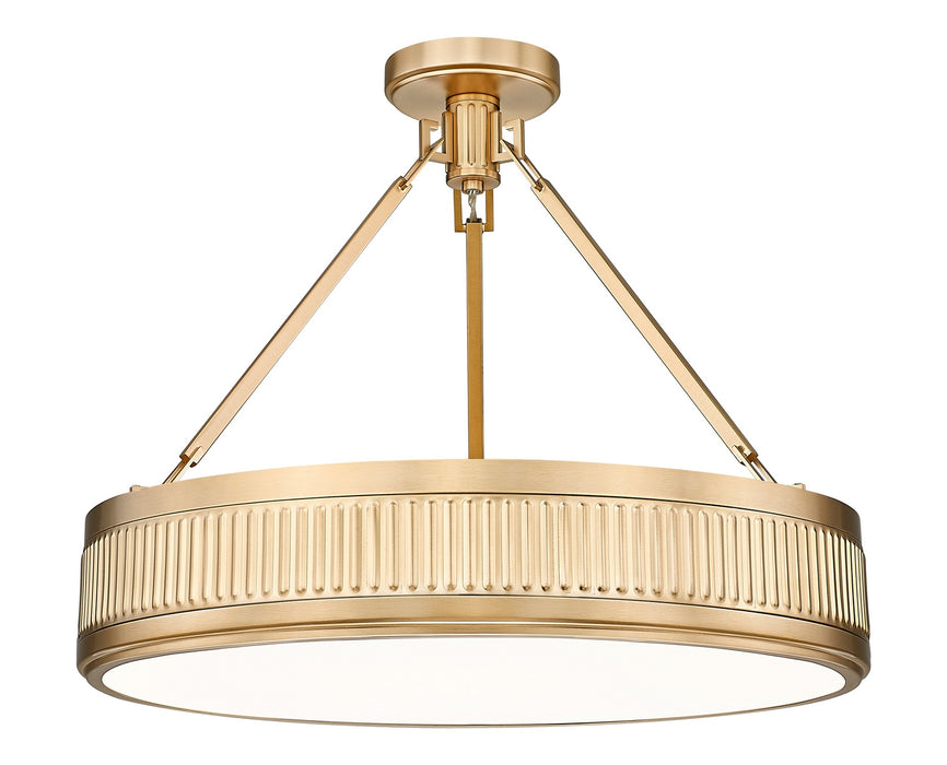 Z-Lite - 3046SF22-MGLD-LED - LED Semi Flush Mount - Quinn - Modern Gold